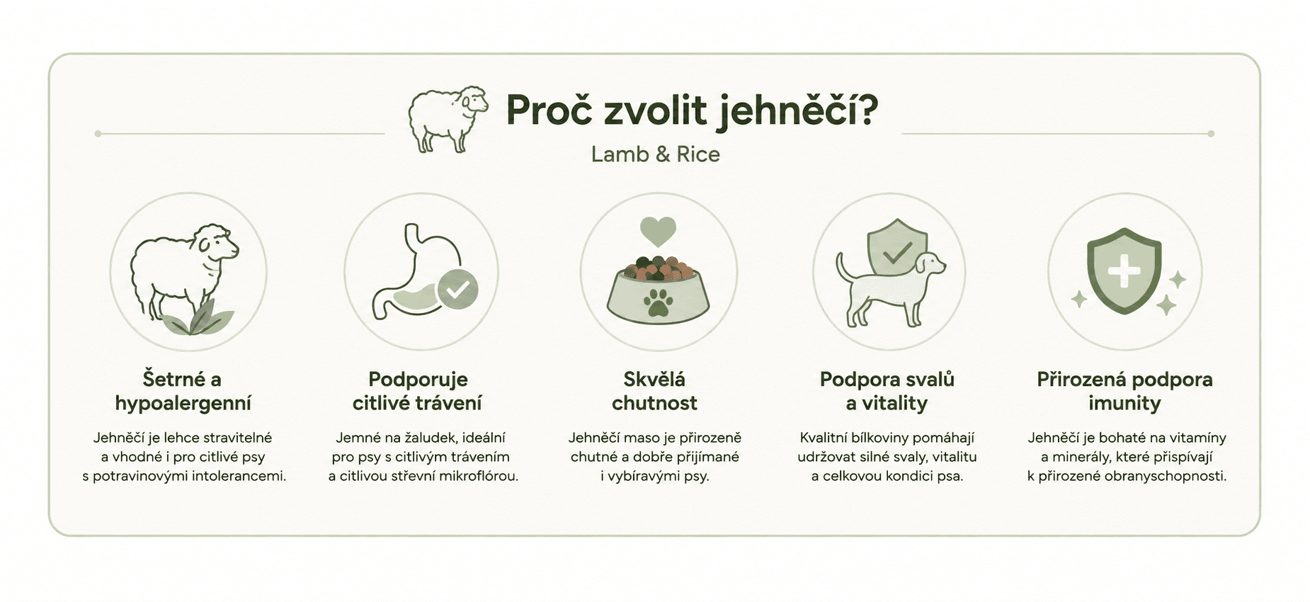 Proč zvolit jehněčí